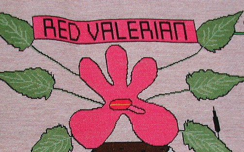 tapestry photo 1602-3 Red Valerian flower