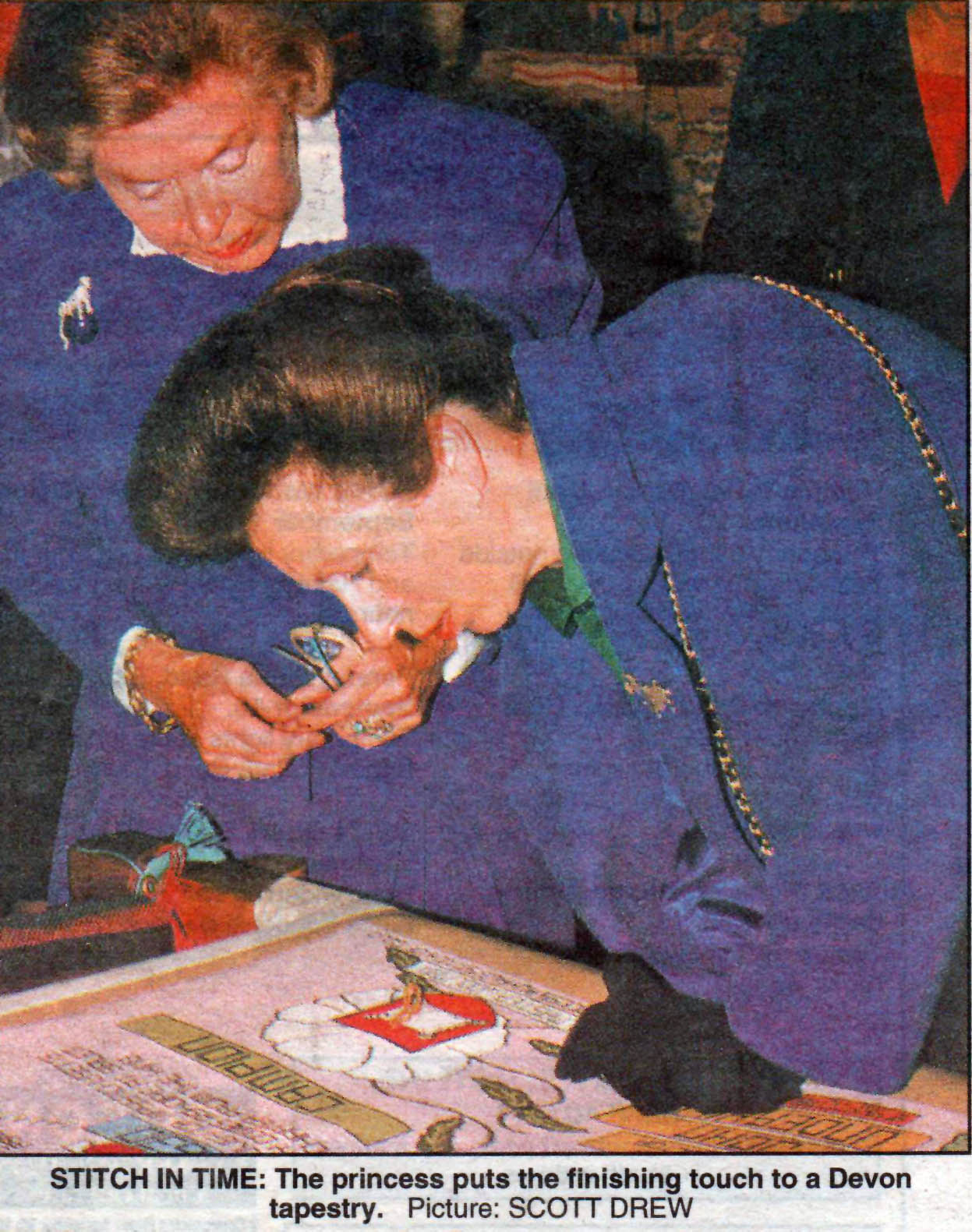 Sept 1994 - Princess Royal's Stitch in the 1630 Panel
