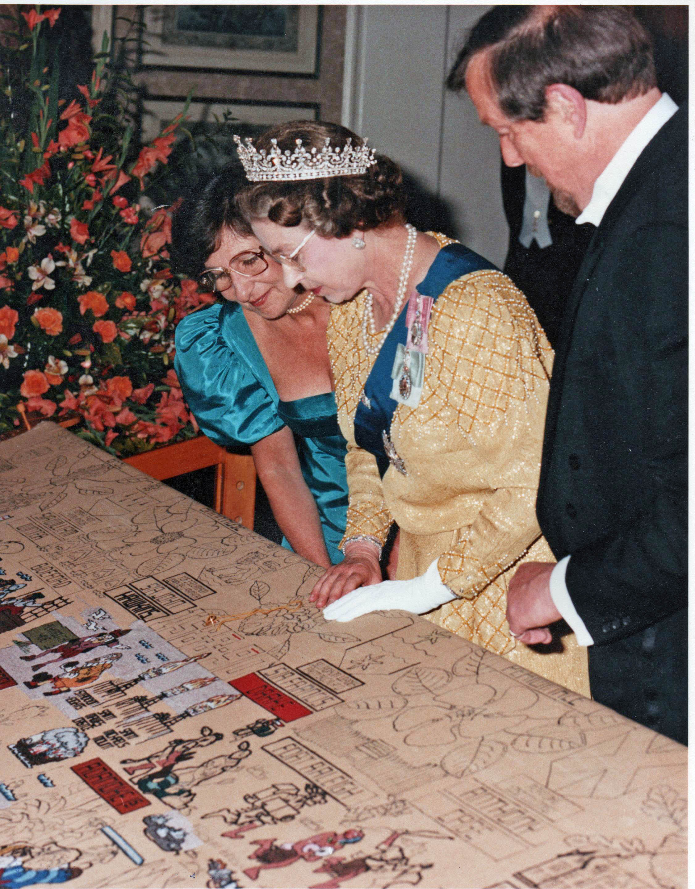 Jul 1988 - HRH Queen's Stitch Devonport
